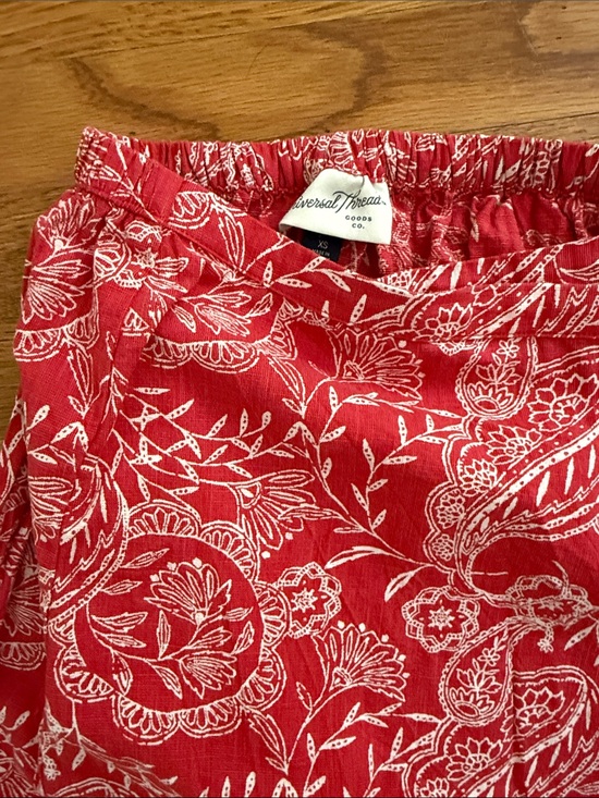 Dresses & Skirts - Women Swim Red Paisley Wrap Skirt
